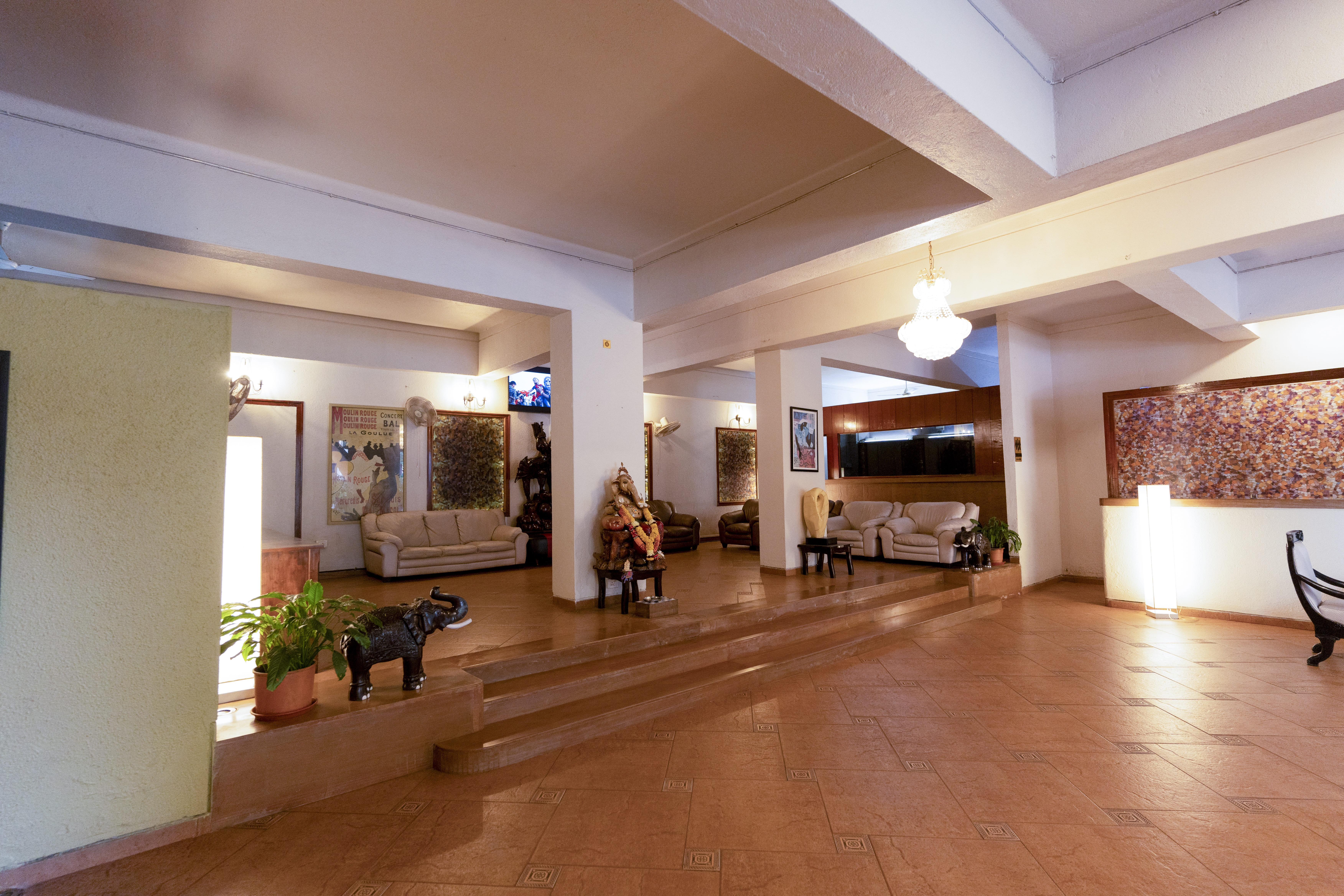 Atrium and lobby of Neelams The Grand